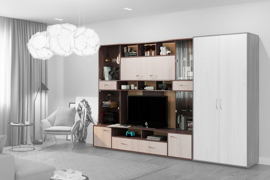 Шкаф ЛДСП Анкор светлый