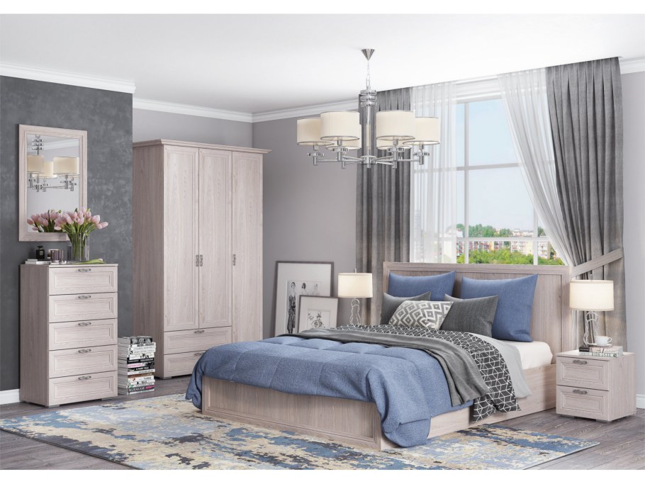 Спальня Paola ясень Анкор светлый