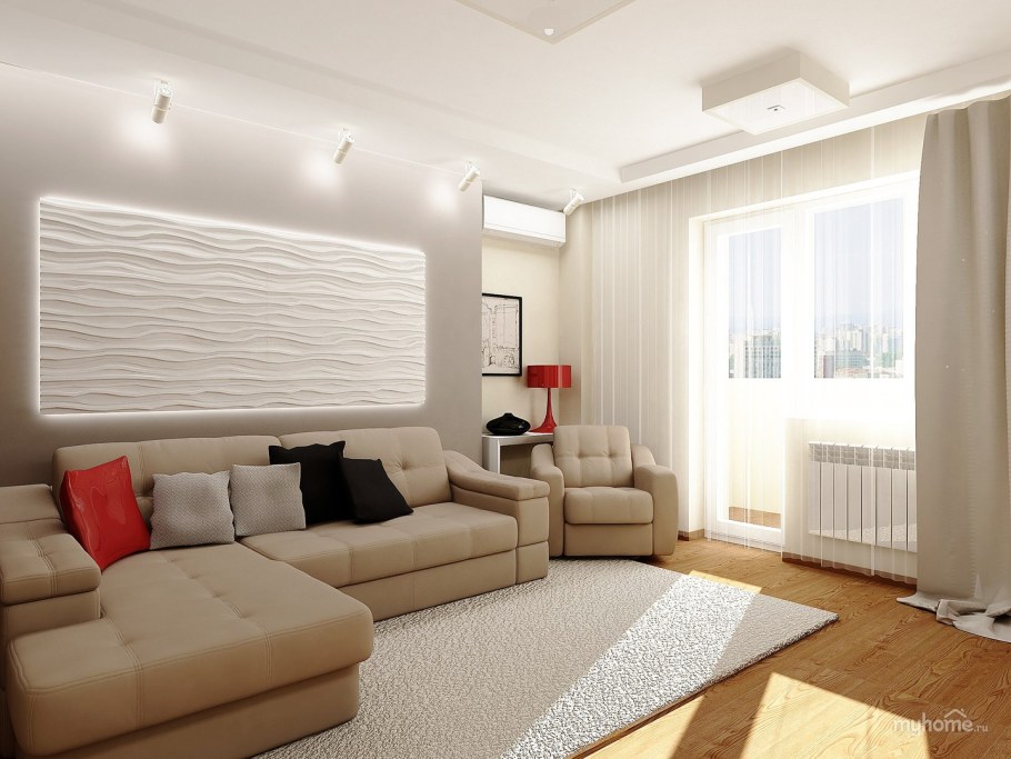 Планировка гостиной 3 на 6