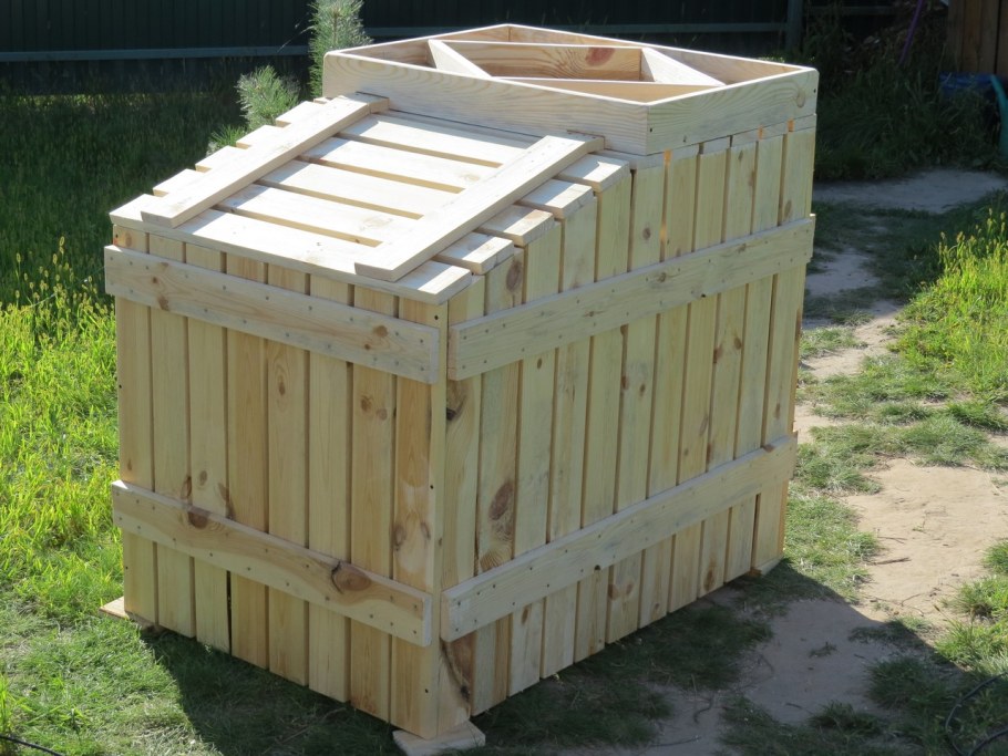 Компостный ящик 3 секции