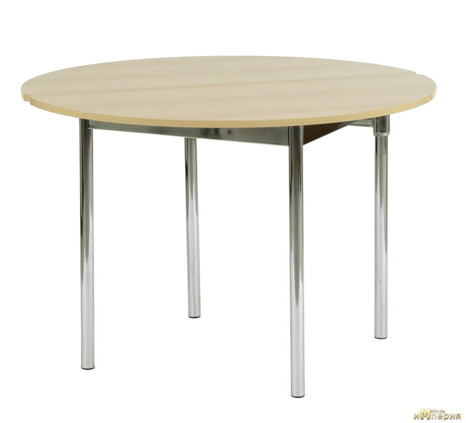 Стол Катрин круглый нераздвижной белый ЛДСП