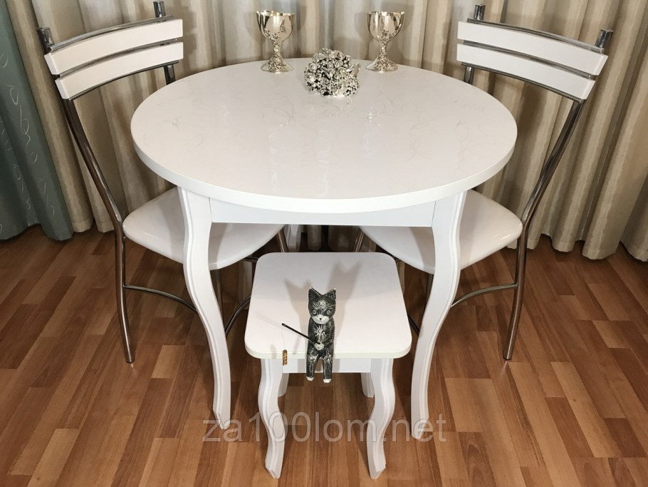 Круглый стол s-3 SL-NBI раскладной, 80/2x50