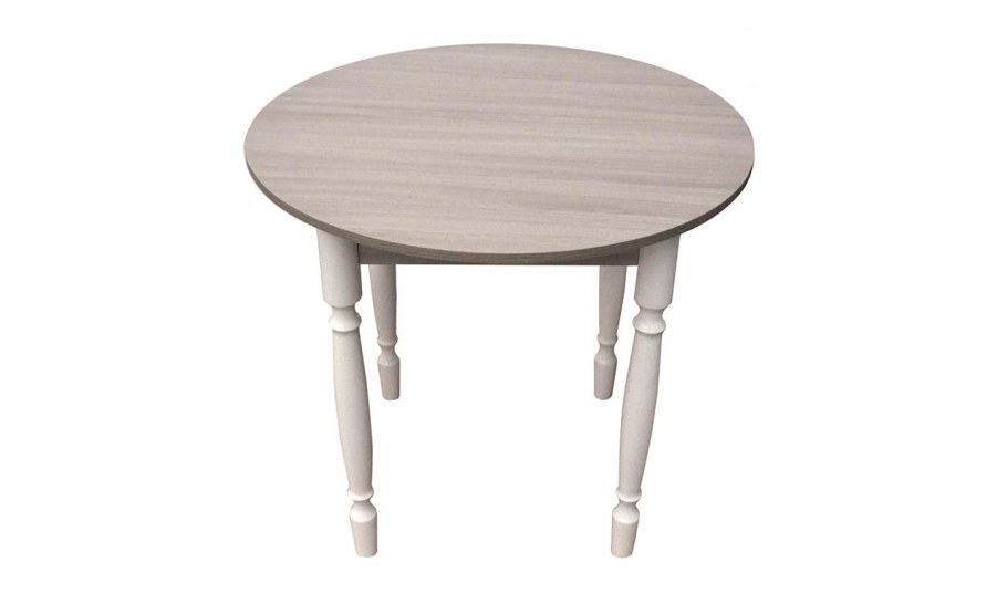 Круглый стол белый 70 см Eames Eiffel Leg Table