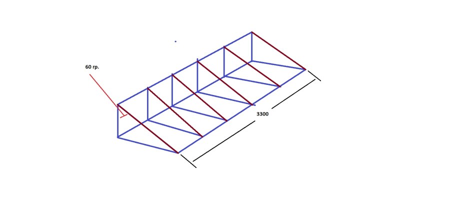 Чертеж лестницы на второй этаж в частном доме с размерами 2.5 высота