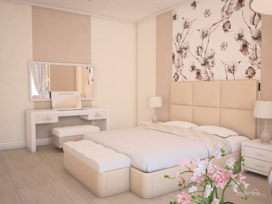 Цвет спальни на Северной стороне