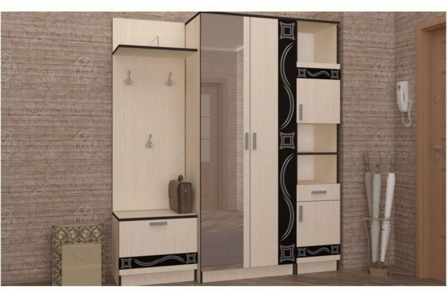 Модульная прихожая Лидер ЛДСП 058