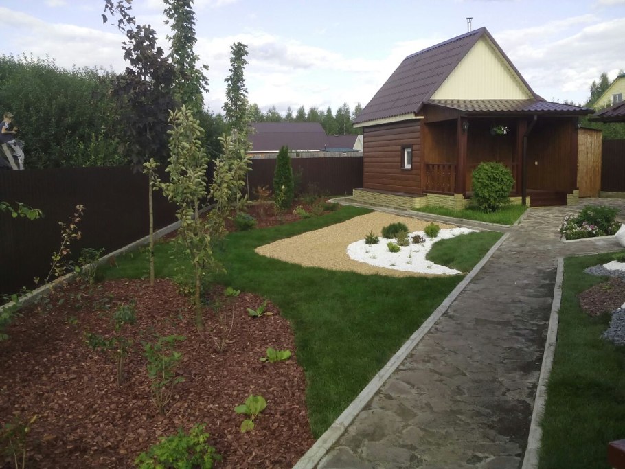 Ландшафт огорода 6 соток