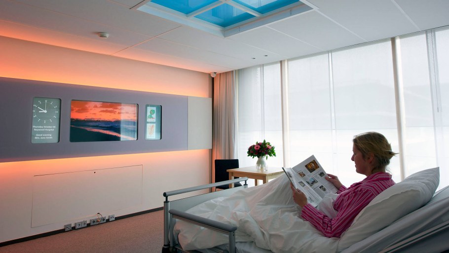 Искусственное освещение в палатах