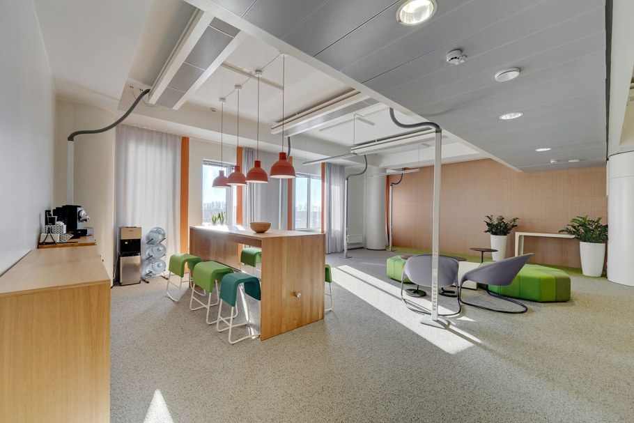 Интерьер комнаты персонала