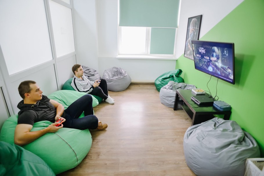 Комната отдыха для сотрудников колл центра