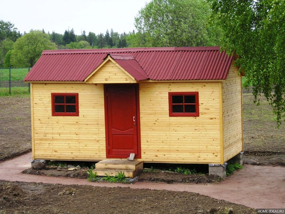 Домик времянка для дачи