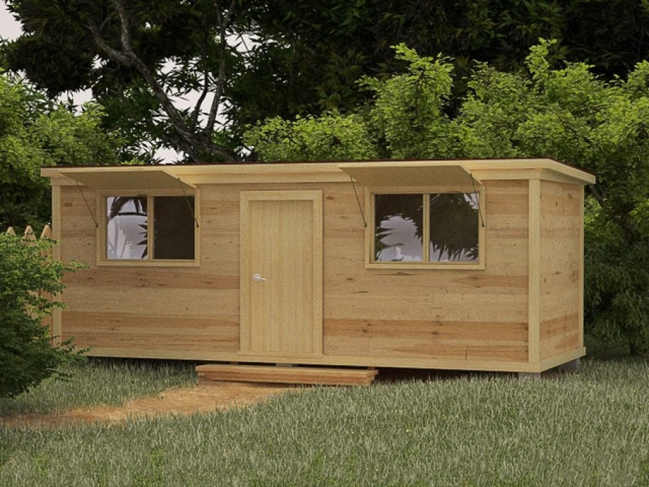 Домик из вагончика