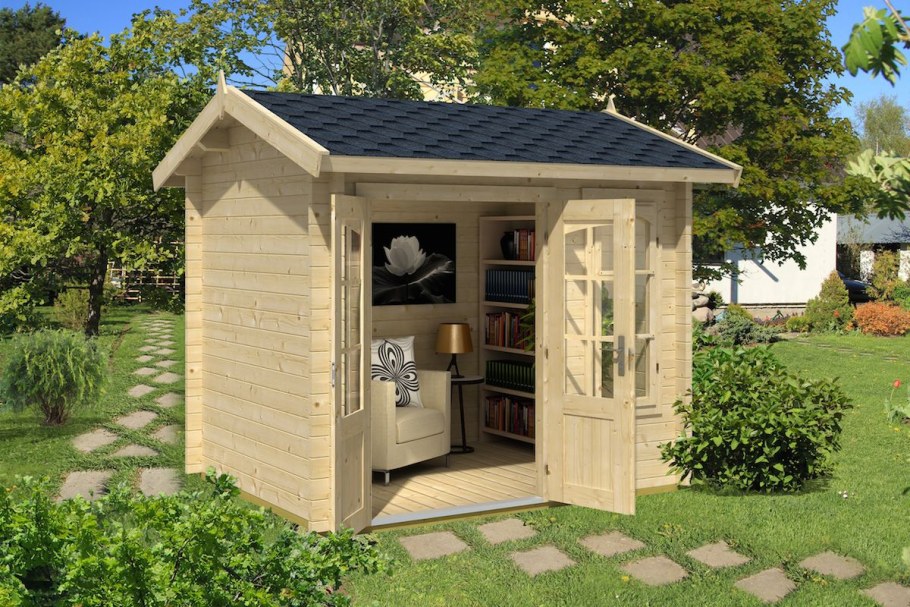 Бытовка из деревянного каркаса