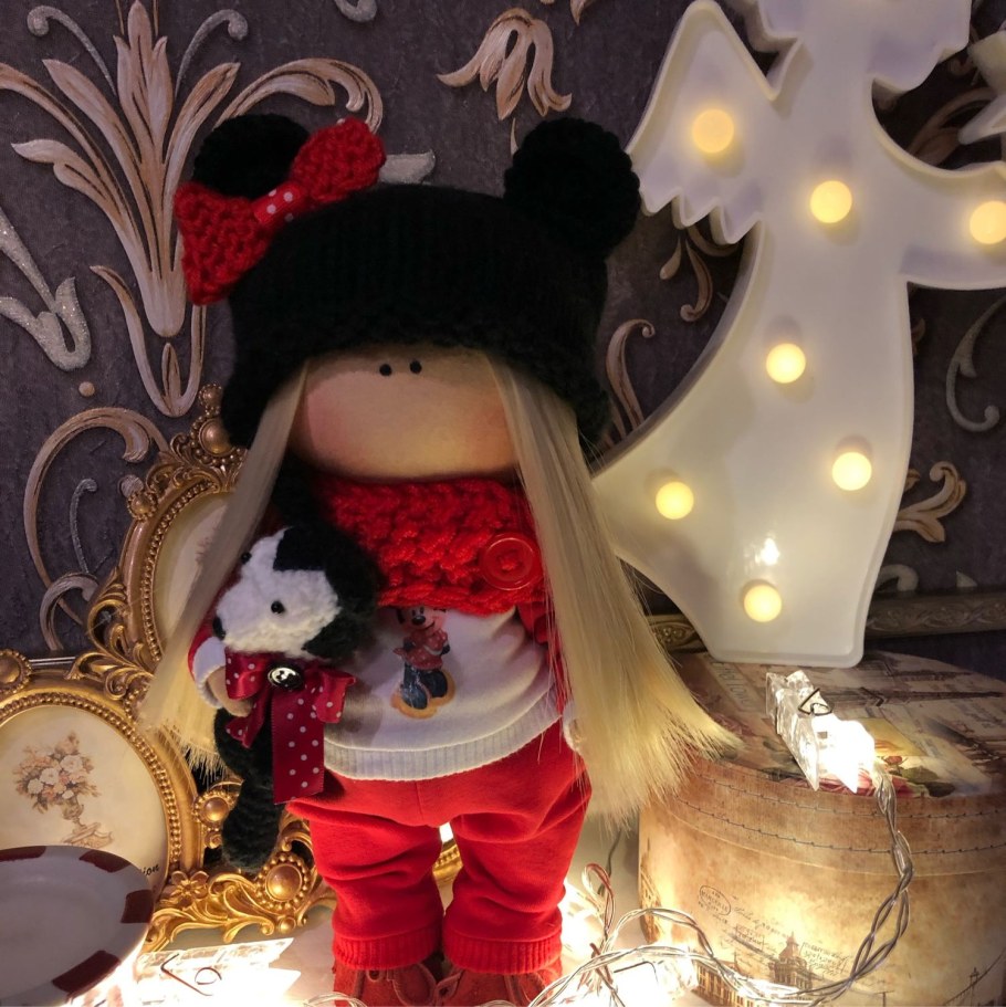 Микки Маус плюшевый большой