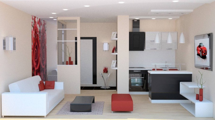 Икеа мебель для студии 18 кв.м жилой