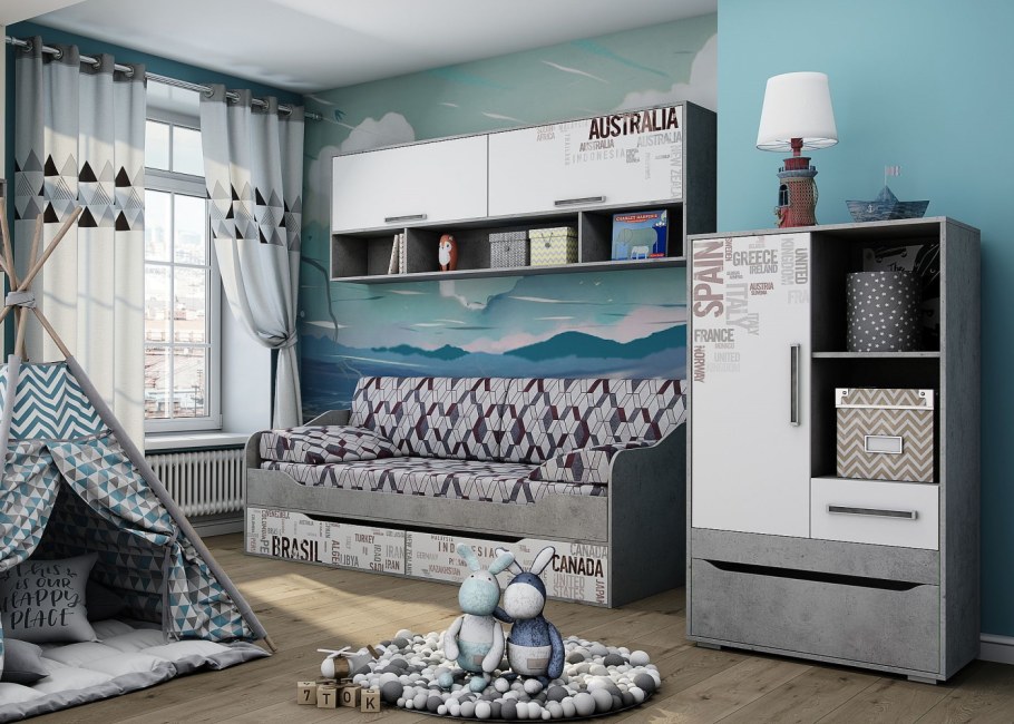 Модульная система грей SV мебель