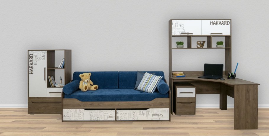 Шкаф угловой Гарвард св мебель