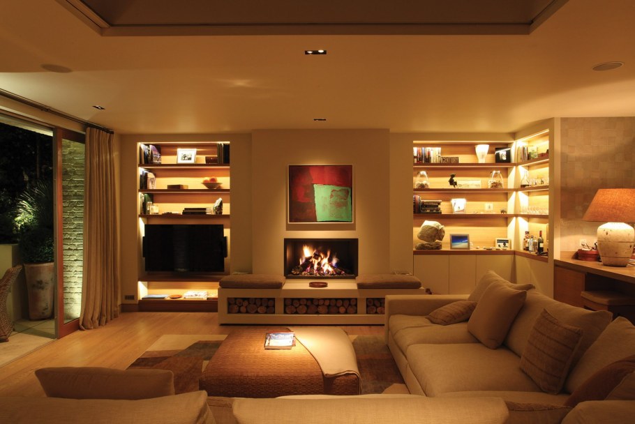 Светодиодная лента в гостиной