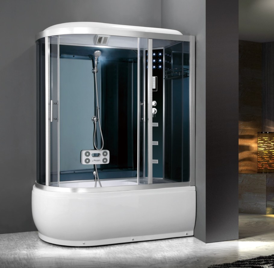 Душевой гидромассажный бокс НХ 407 С ванной