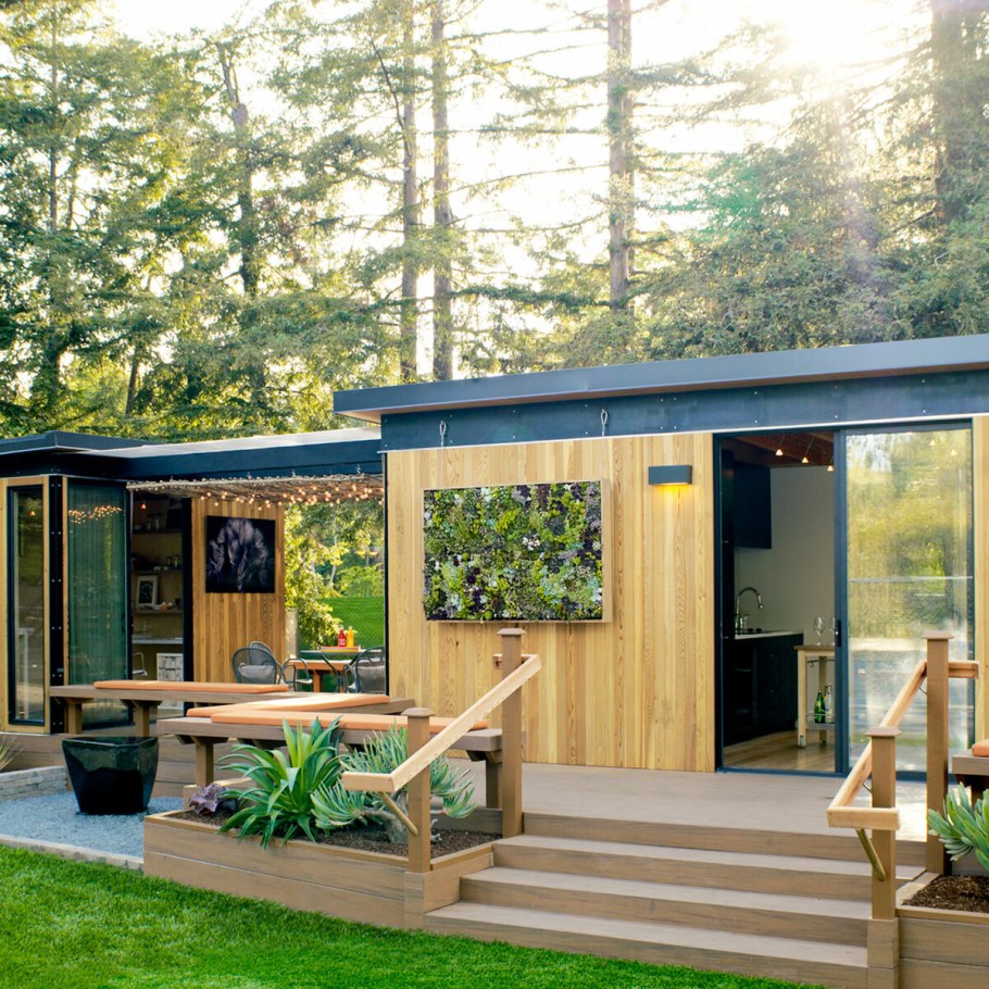 Tiny House с односкатной крышей