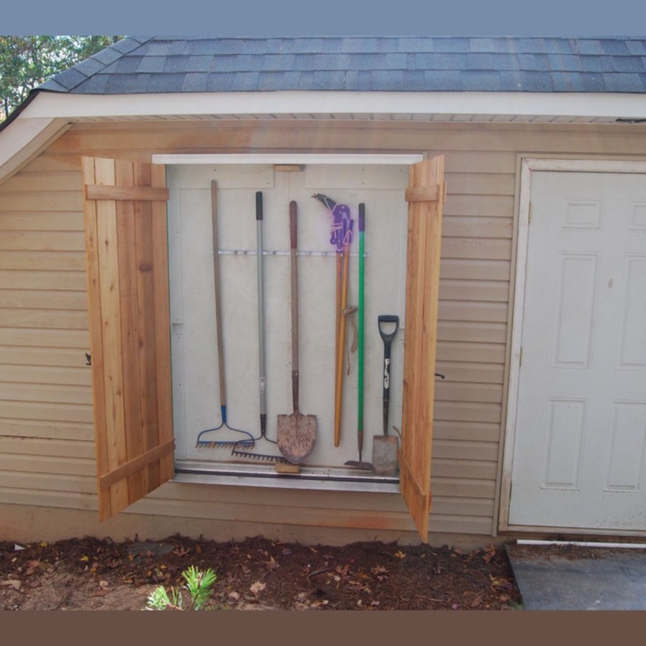 Хранение инструмента в сарае