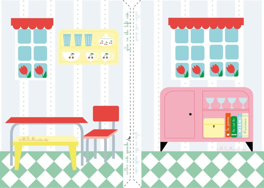 Бумажный домик для кукол ЛОЛ