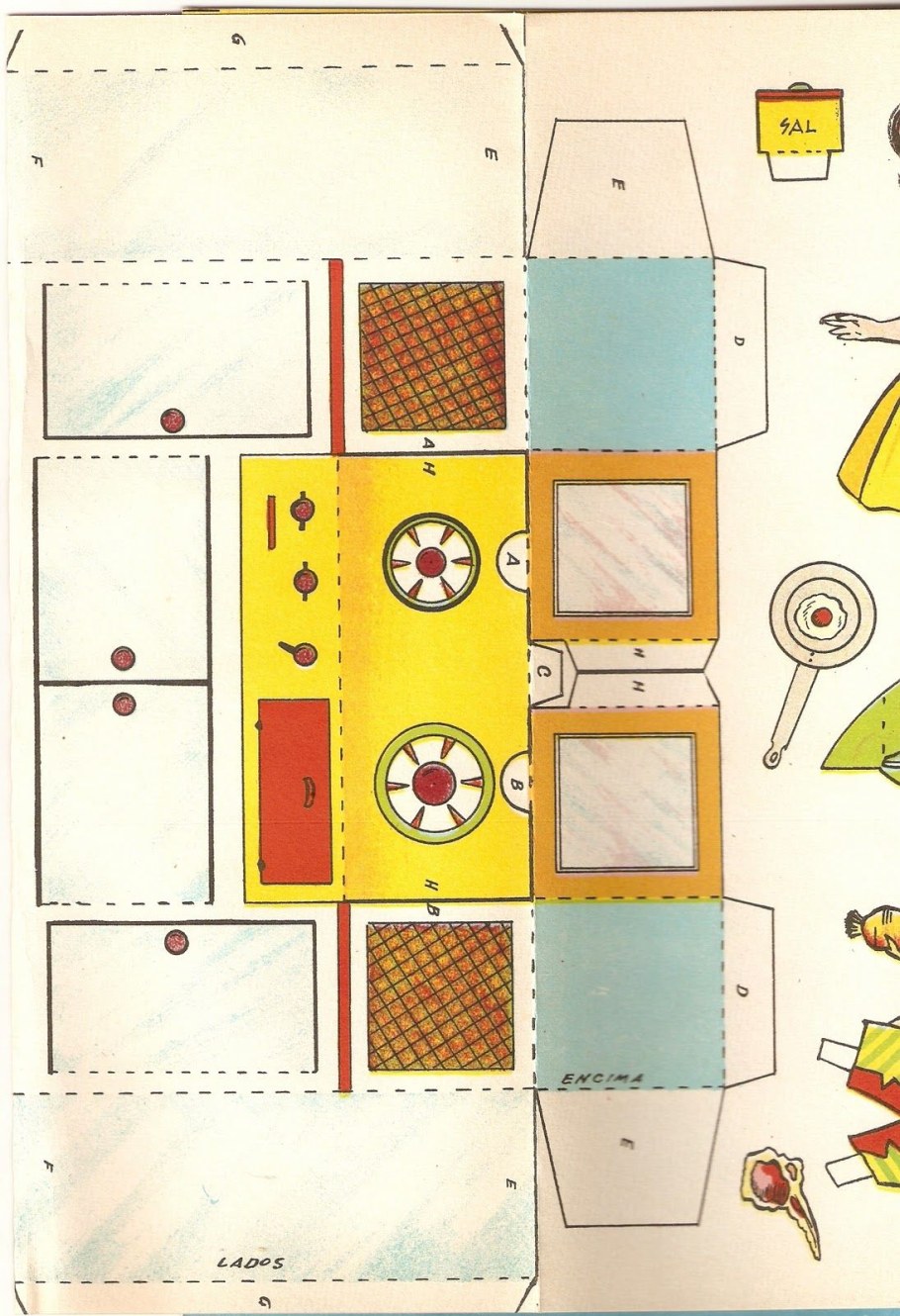 Бумажная кухня распечатай