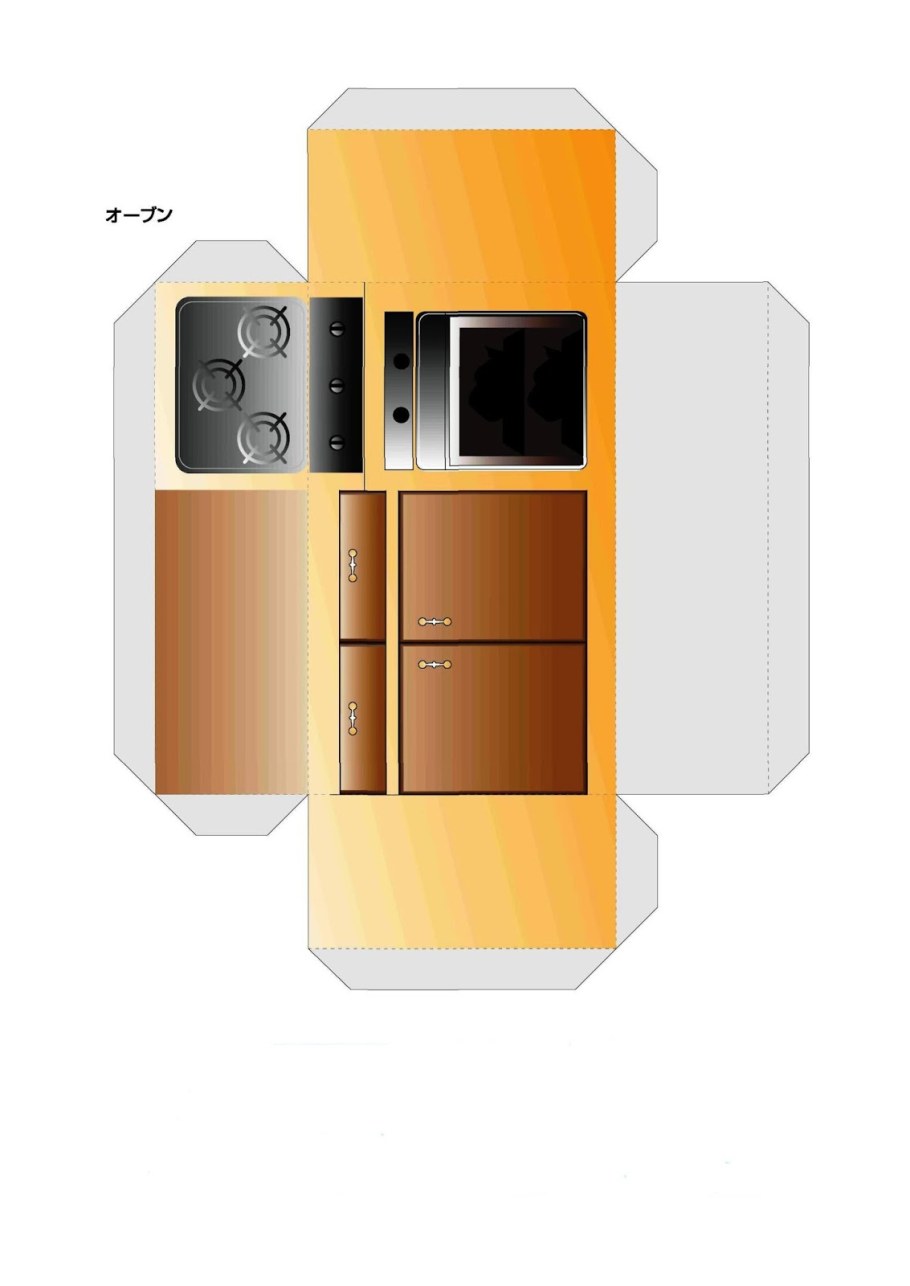 Куханнаямебель из бумаги