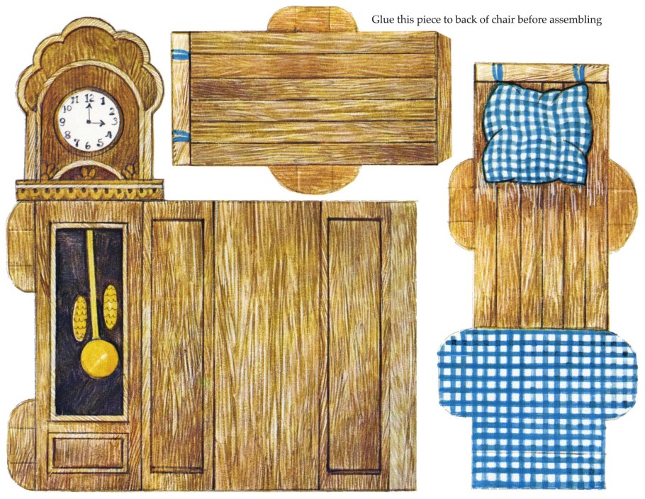 Мебель для бумажных кукол