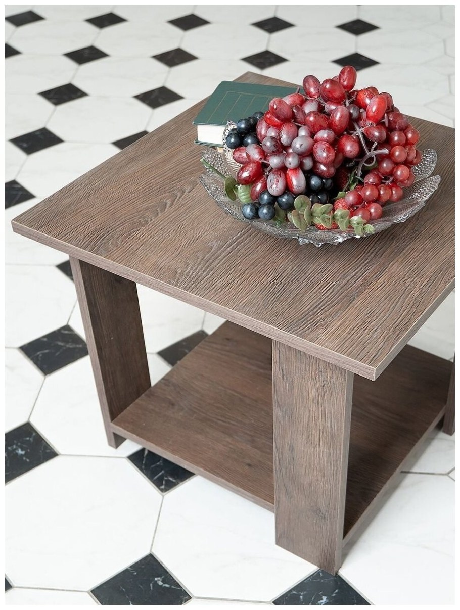 Стол журнальный Квадро венге/дуб