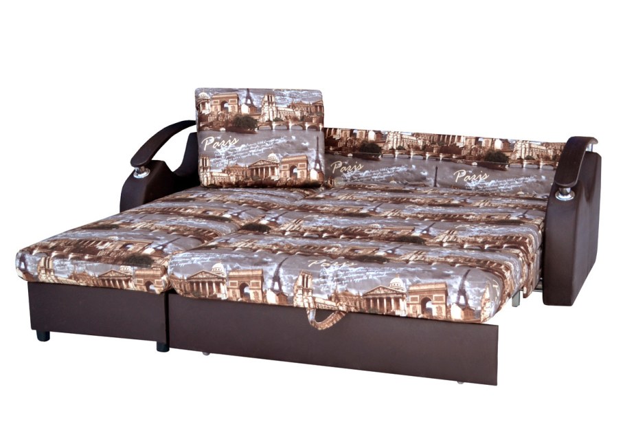 Диван угловой "аккордеон Люкс-1,2" оттоманка 650