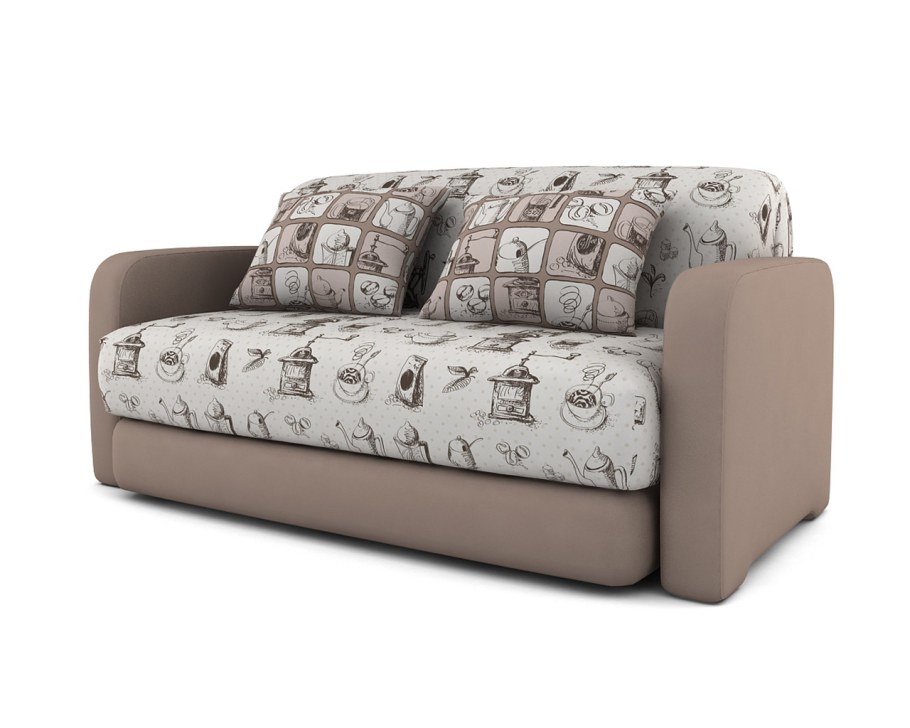 Диван с узкими подлокотниками