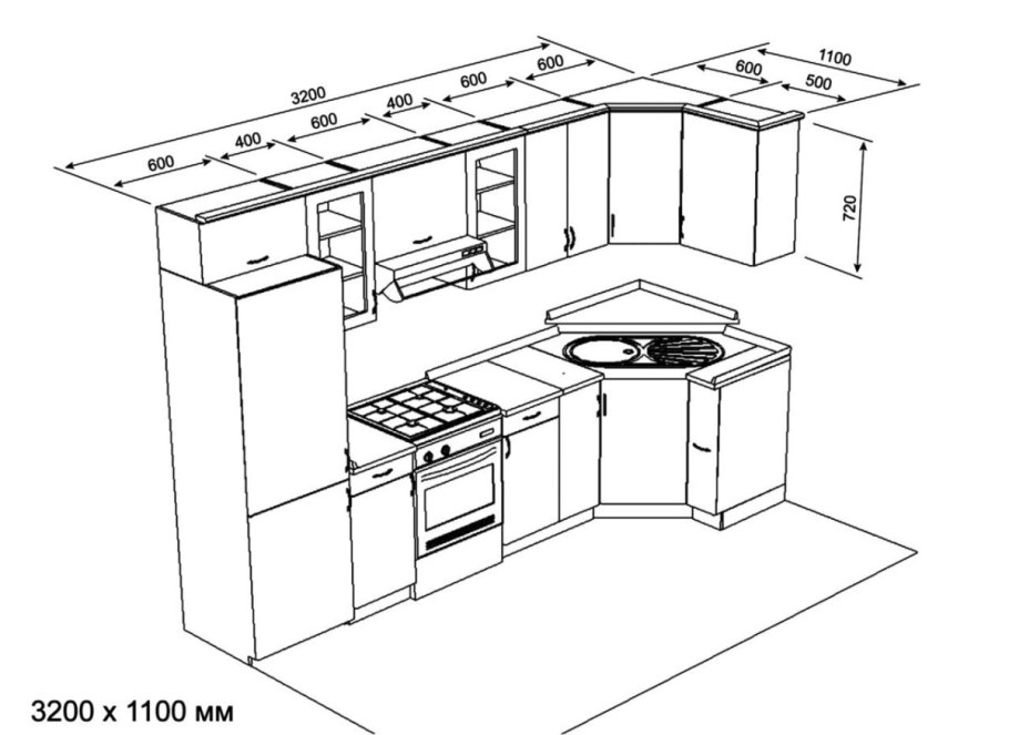 Детская кухня икеа габариты