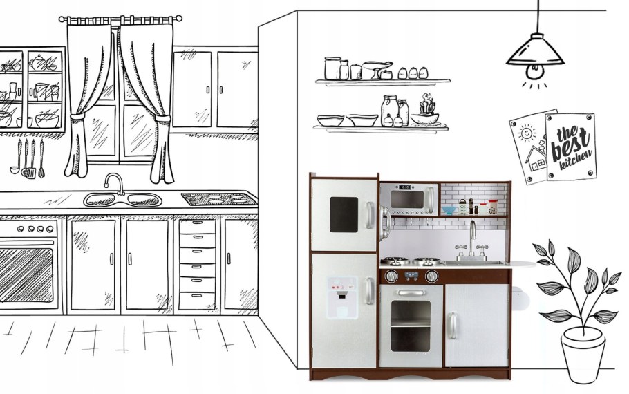 Чертеж детской кухни
