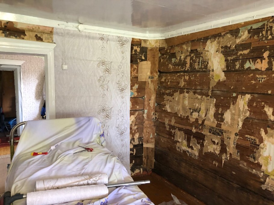 Старый дом после ремонта