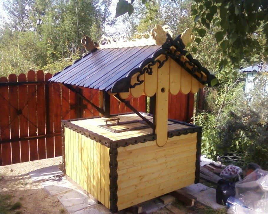 Отделка скважины на даче