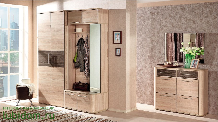 Прихожая Бруно дуб сонома