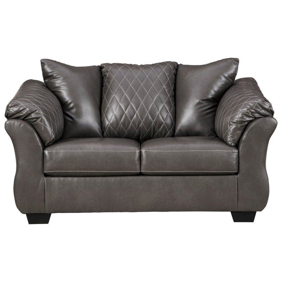 Диван кожаный двухместный