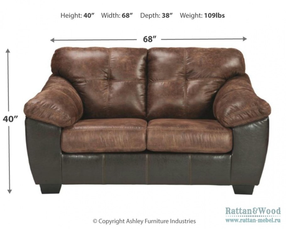 Диван офисный Честер-2 Орион-2 двухместный