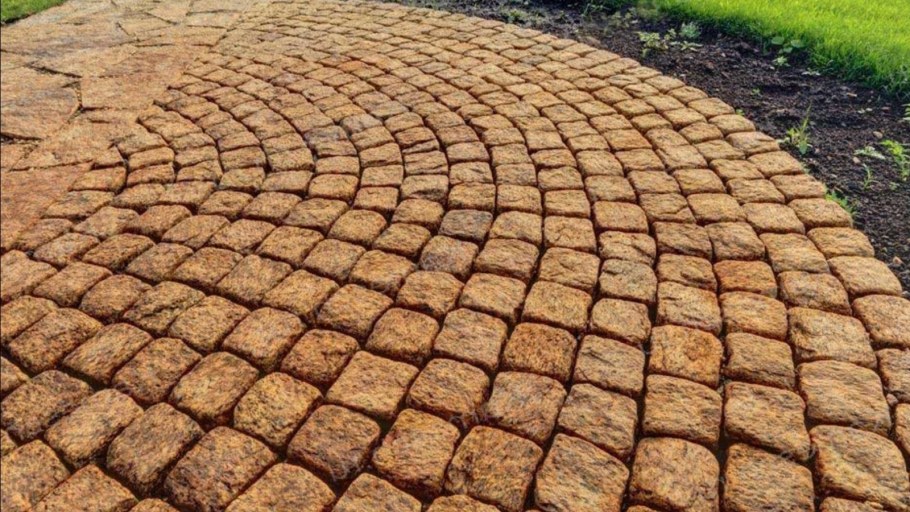 Дорожки из старого кирпича