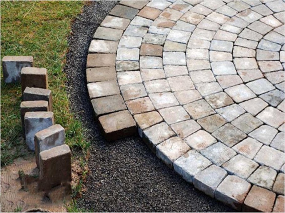 Деревянный бордюр для дорожки