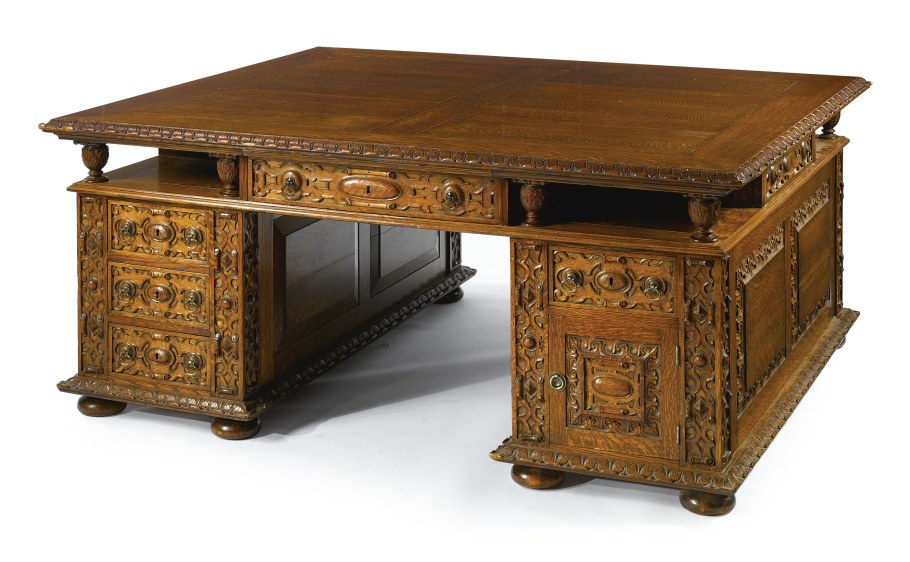 Письменный стол ар-нуво 19 век Англия