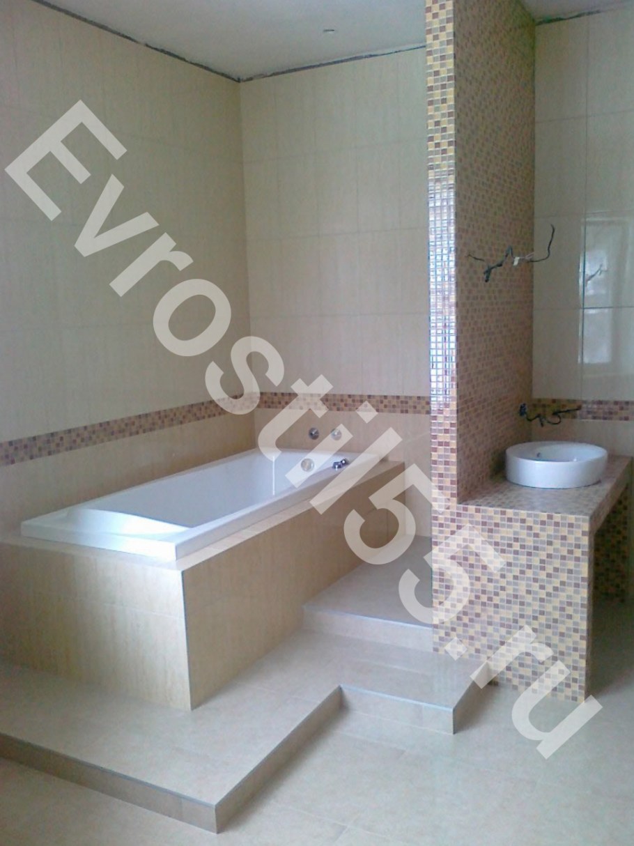 Ремонт в ванной процесс