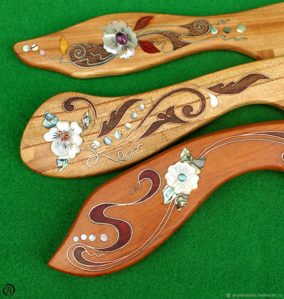 Тульская всечка по дереву