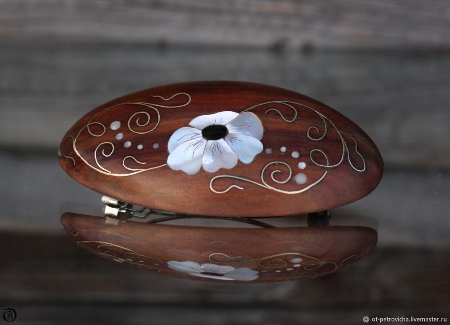 Шкатулка Маркетри перламутр