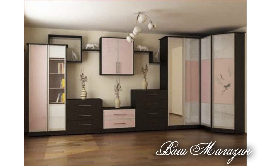 Стенка с угловым шкафом