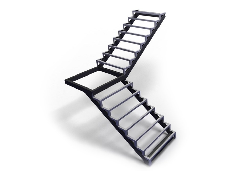 Металлокаркас для лестницы