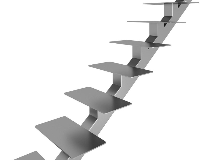 Лестницы на монокосоуре из металла