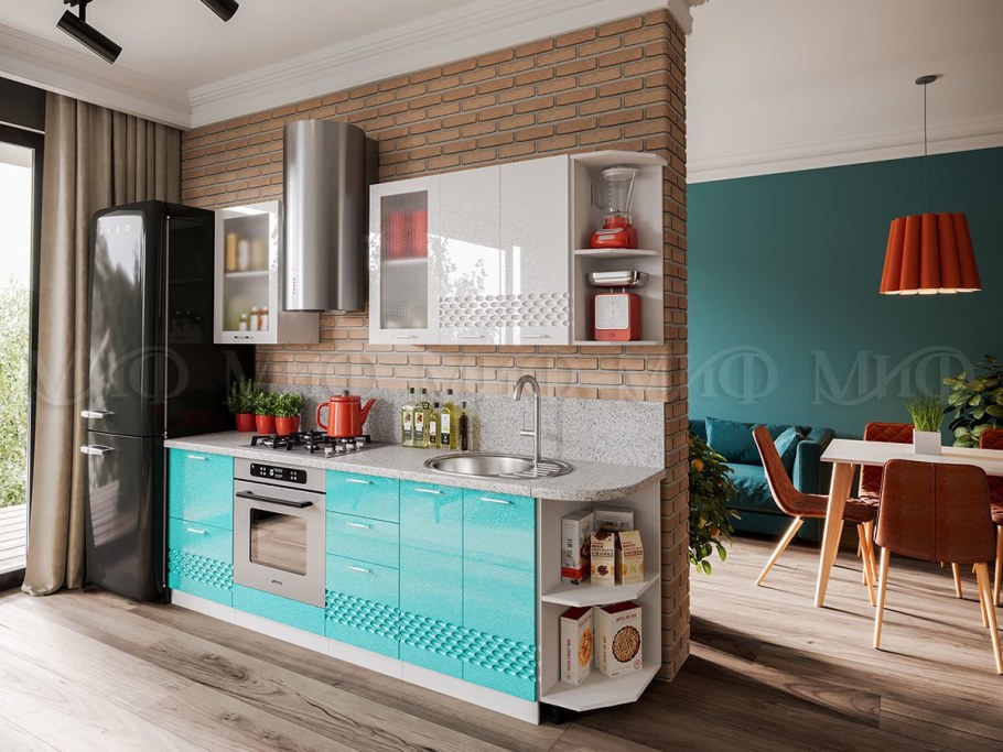 Кухонный гарнитур Стендмебель с фотопечатью 2.0