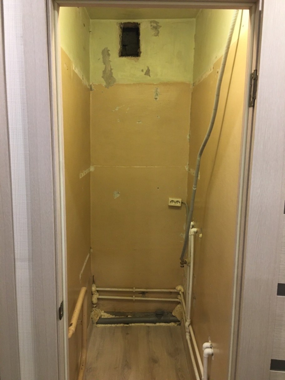 Гардеробная из кладовки